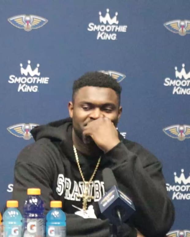 Zion Williamson - - Rockets at Pelicans Postgame Interview